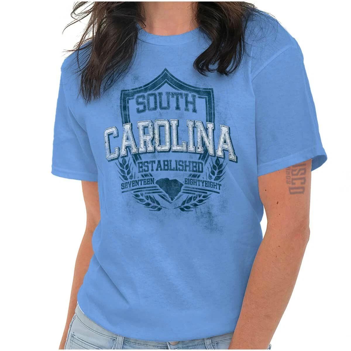 South Carolina State Motto Souvenir Tourist Adult Short Sleeve Crewneck Tee XS