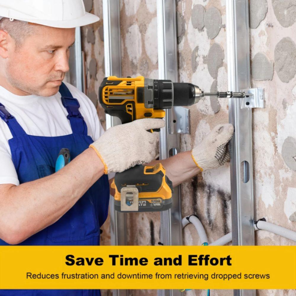 Anti-Drop Spring-Loaded Screw Holder Wear Resist Bit Retaining Adapter  Garage Repair