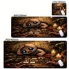 Tappetino Mouse 90x40cm Gomma Naturale Antiscivolo Morbido Tappetino per Scrivania Laptop Gaming The Binding of Isaac Tappeto PC Personalizzato Nuovo Tappetino per Tastiera Scrivania