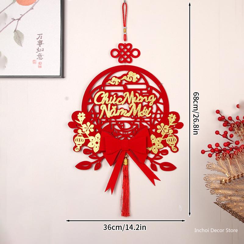 Chinese New Year Decorations  Hanging Ornament  Vietnamese Lunar New Year Decoration Traditional Spring Festival Home Decor