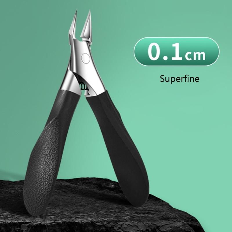 Ergonomic Stainless Steel Toenail Clippers Ingrown Nails Cutter Dead Skin Remover for Thick Nails and Calluses