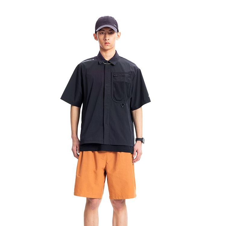 Li Ning Outdoor CF Tracing Cargo Shorts Men's Amber Brown AKSW013-6