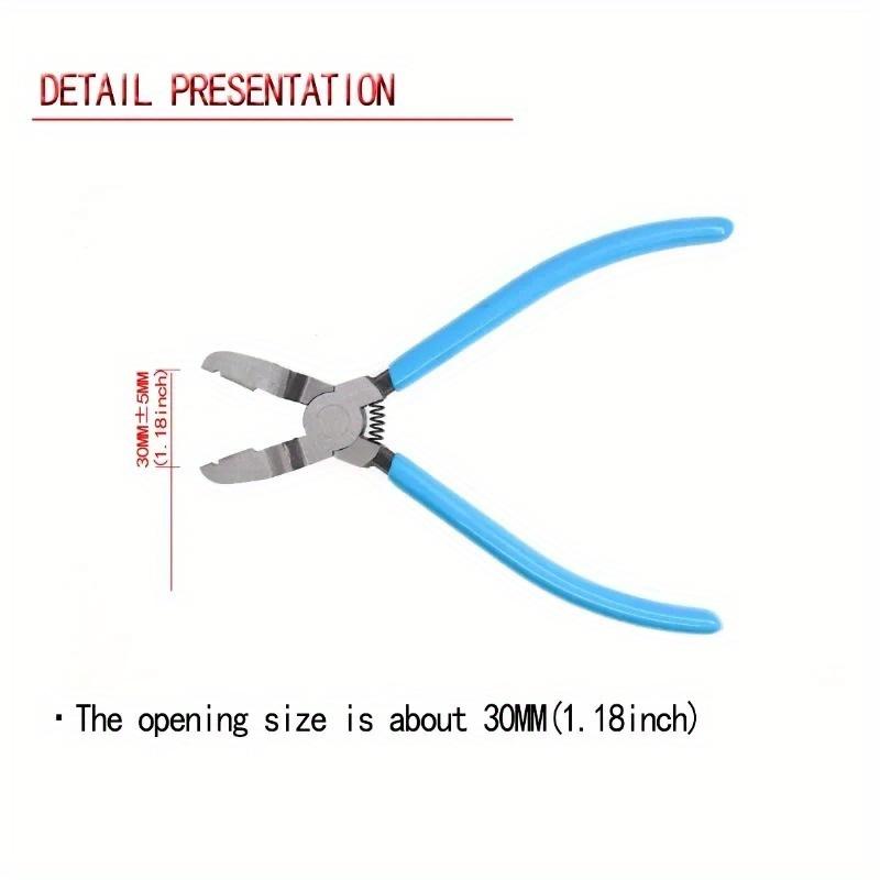 Car Clip PliersMultifunctional Diagonal Pliers Staple Screwdriver Removal Tool Car Rivet Tightening Pliers Wire Stripping Plier