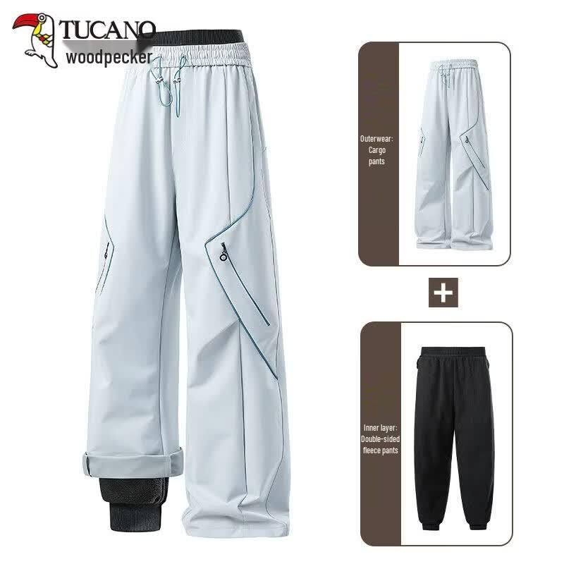 Tucano Women's 3-in-1 Outdoor Fleece-Lined Straight Leg Pants