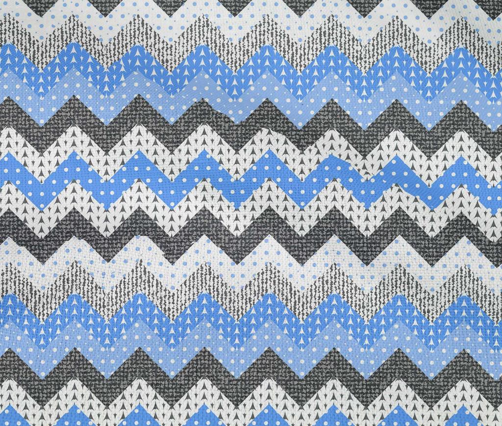oneOone Cotton Flex Light Blue Fabric Chevron Craft Projects Decor Fabric Printed By The Yard 40 Inch
