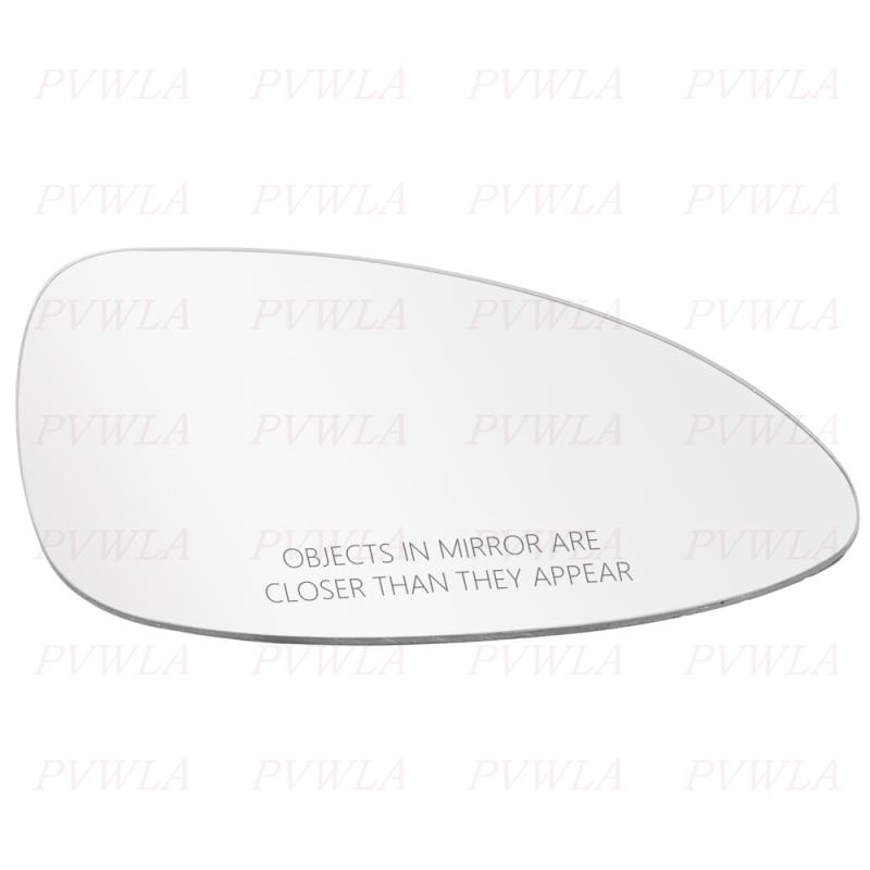 1pc Right Side Heat Reverse Lens With Lettering For Porsche Cayenne 2011 2012 2013 2014 Rearview Mirror Glass Car Accessories