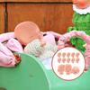 20Pieces Plastic Doll Head For Creative Craft Enthusiasts Simple Painting Process And Sturdy Fiugre Doll Accessories