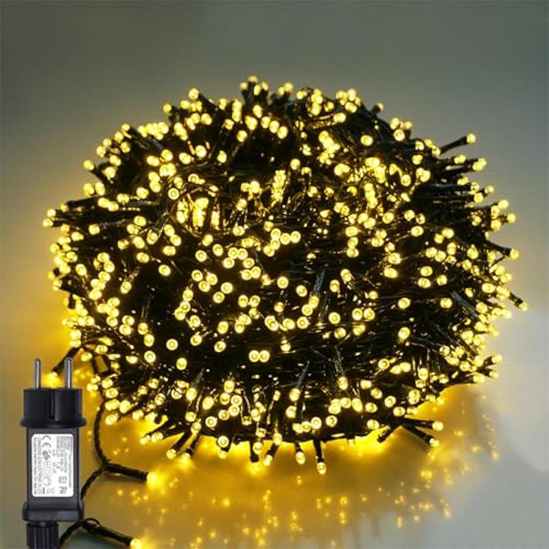 8 Modalità 20M 30M Luci a Stringa LED 24V Esterno Natale Luci Fata Ghirlanda per Matrimonio Giardino Festa Decorazione Vacanze