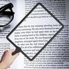 3 in 1 Hands Free Magnifying Glass Large Mirror Neck Wear Magnifier Full Page Magnifier  Reading