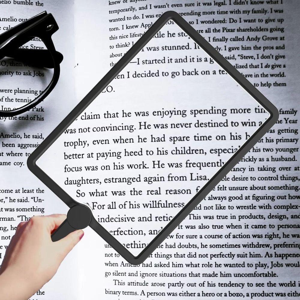 3 in 1 Hands Free Magnifying Glass Large Mirror Neck Wear Magnifier Full Page Magnifier  Reading