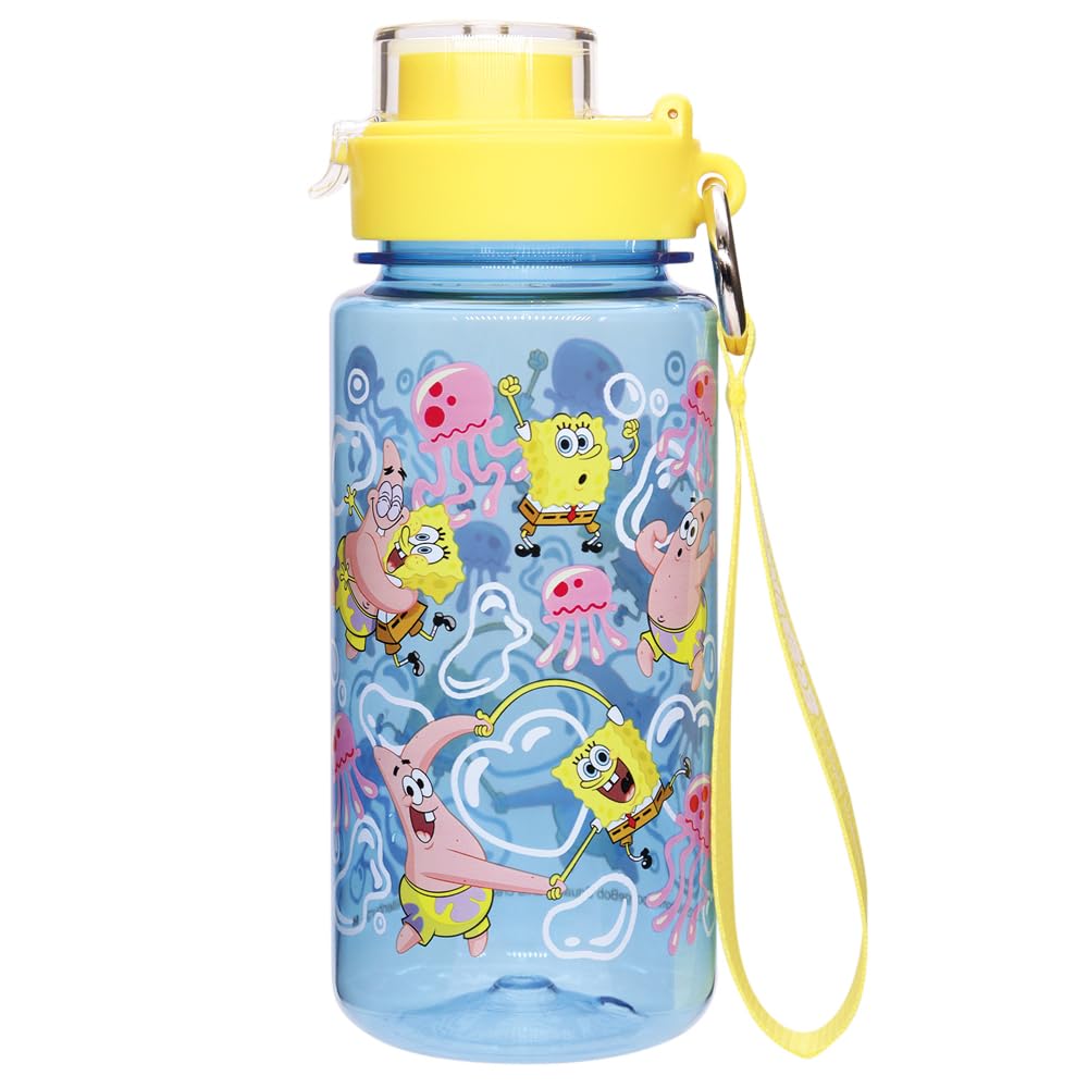

Onishi Ken Seihan SPONGEBOB Drink Bottle with Strap Lunch Series FRIENDS Medium SBG-2300