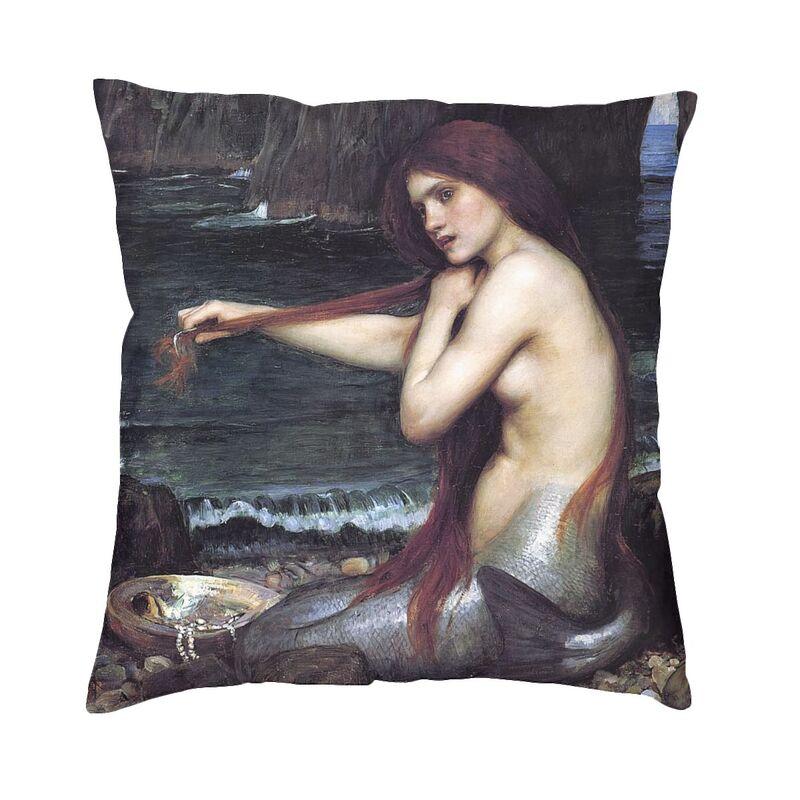 John William Waterhouse The Soul Of The Rose Pillow Case 45x45cm Decor Home Vintage Oil Painting Chair Cushion Square Pillowcase