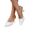 Spring and summer new bag head half slippers thin heel temperament cool slippers large size