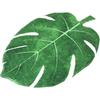 Best-Selling US 3D Green Leaf Decor Bath Rug Machine Made Soft Absorbent Non-Slip Carpet Washable Bathroom Floor Mat