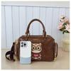 BEIBAOBAO New Design Versatile Women's Handbags Fashionable Foreign Style Ladies Tote Bag Cute Cartoon Single Shoulder Bag High Sense PU Messenger Bag