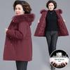 Winter Slimming Parka - Mid-Length Down Jacket for Middle-Aged & Elderly Women (2025 Style)
