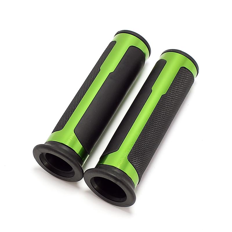 For Kawasaki Suzuki GSXR600 750 SV650 For YAMAHA R1 R6 7/8" 22mm Rubber Motorcycle Handlebar Hand Grips Handle
