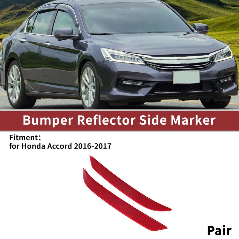 X Autohaux 1 пара задних левого и правого отражателей бампера для Honda Accord 16-17 №33505T2AA11