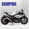 1/12 Scale BMW HP4 Motorcycle Model Car Toy Alloy Diecast Light Music Shock Absorption Motor Miniature Models Kids Birthday Gifts