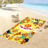 Cartoon Kid-E-Cats Print Beach Towel, Large Soft Quick Dry Towel for Beach Camping Swimming