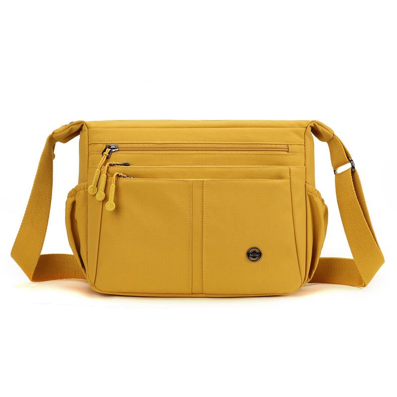 Damen Mehrfachfach-Tasche Schulter-Umhängetasche Leichte Nylon-Muttertasche