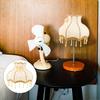 Luxshiny Vintage Lamp Shade, Victorian Lampshade with Beads Fringe Scallop Dome Lamp Cover European Cloth Lamp Covers Replacement Clip-on Lamp Shade