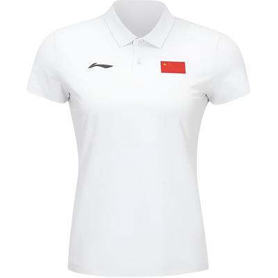 Li Ning Sports Casual Pullover Simple Comfortable Versatile Breathable Short Sleeve Polo Shirt Women Polo Shirts APLV676-3
