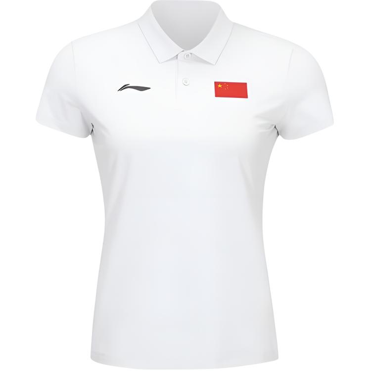 

Li Ning Спортивный повседневный пуловер Простой Удобный Универсальный Дышащий Футболка-поло с коротким рукавом Женские футболки-поло APLV676-3 XL