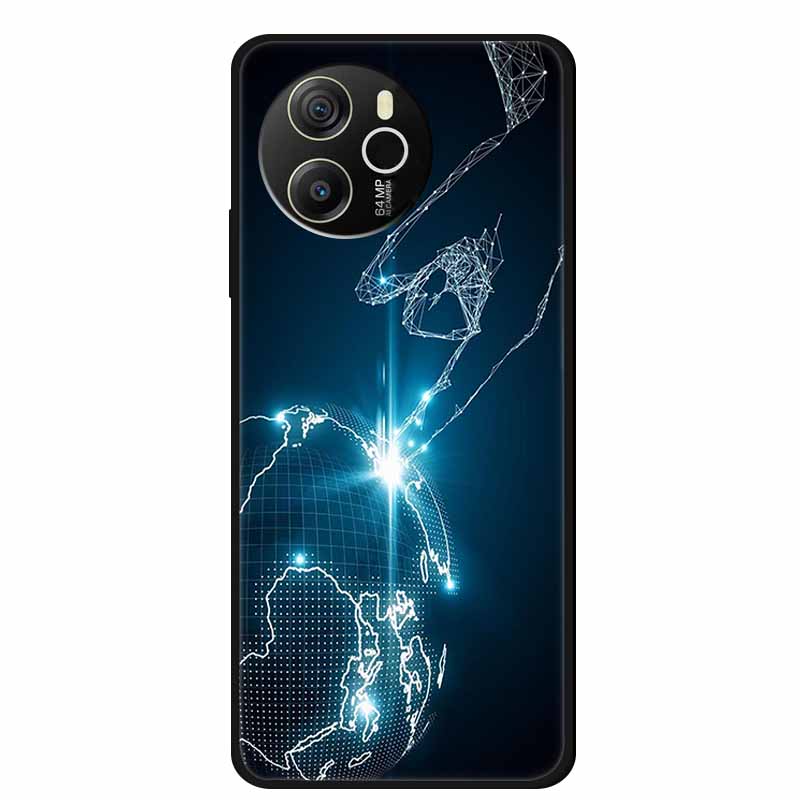 For Blackview Shark 8 Case Shark8 Black Silicone Soft Back Cover Case For Blackview Shark 8 Phone Case Cover Protective Shell
