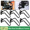 10Pcs Bicycle Rear Derailleur Hanger Chain Gear Guard Protector Cover Mountain Bike Cycling Transmission Protection Frame