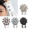 Sparkling Rhinestones Alloy Shirt Cufflinks Clip Decorative Button Covers For Shirt Jackets Dress Clothing Decoration