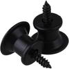 Bstinay 1 Pair Strap Pin Tail Pin Guitar Mandolin Metal Black