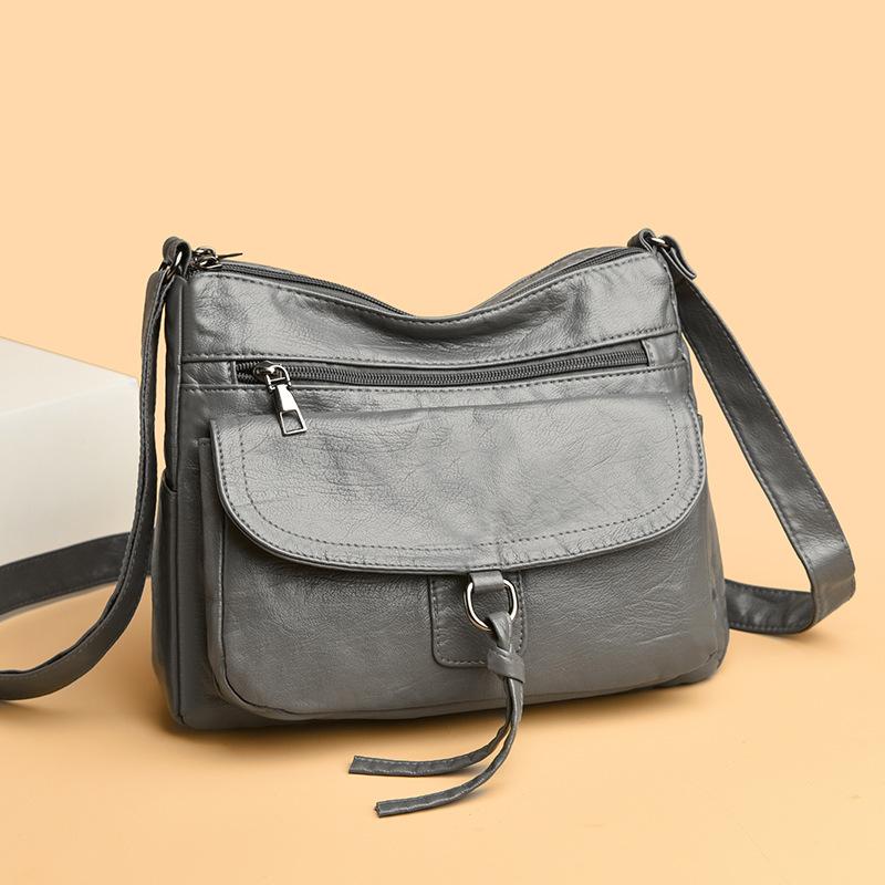 Women's Bag Multi-Pocket Shoulder Bag Lightweight Large Capacity Crossbody Bag