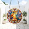 Acryl Sonnenfänger Puzzle Bunte Fensterdekoration mit Aufhängekette DIY Sonnenfänger Set für Erwachsene Haus Garten Dekoration