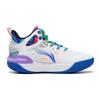 Li Ning Kids Basketball Comfortable Breathable Basketball Shoes Kids Sneakers Standard-White Sauce-Purple Micro-Crystal-Gray YKBT026-5