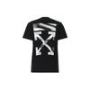 Liquid Melt Arrows Casual Tee Black/Grey Women Tops OWAA049R21JER0011009