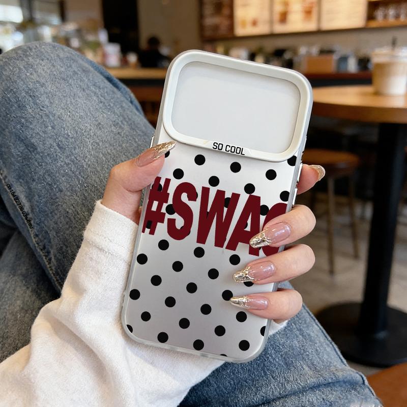 

Swag Letter Polka Dots Phone Case for Samsung Galaxy A37 A57 A17 A07 A16 A06 A35 A55 A15 A56 A54 A36 A34 A24 A26 4G 5G Cover Samsung A33 5G