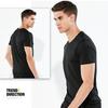 Tricou pentru bărbați, rezistent la apă, anti-murdar, cu mânecă scurtă, cu uscare rapidă