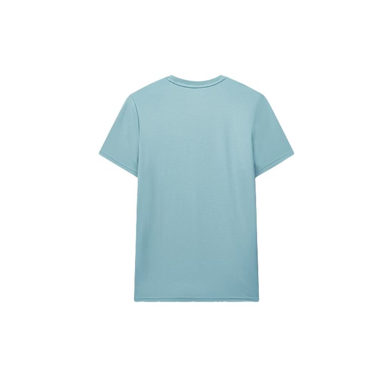 Fila Hollow Theme Printed Short Sleeve T-Shirt Men Tops Teal F11M038120F-TQ