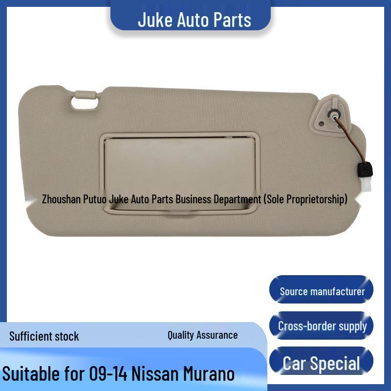 Beige Right Sun Visor for 09-14 Nissan Murano 96401-1AA1B