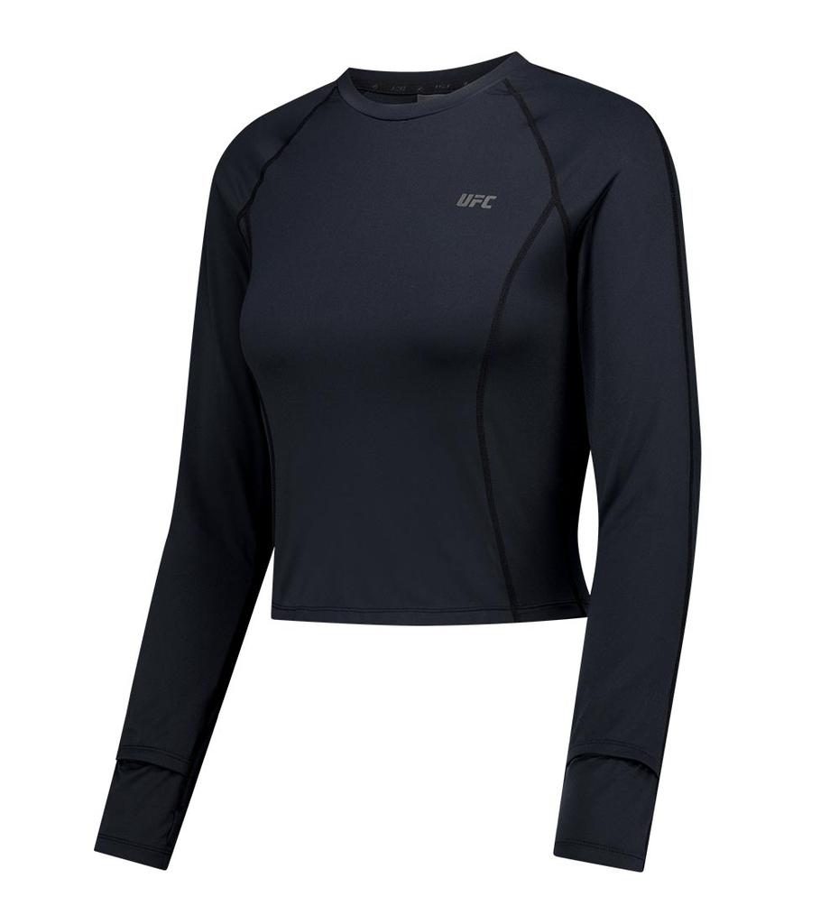 UFC SPORT Ufc Balance Slim Crop Fit T-Shirt Black U4Lsv2203Bk