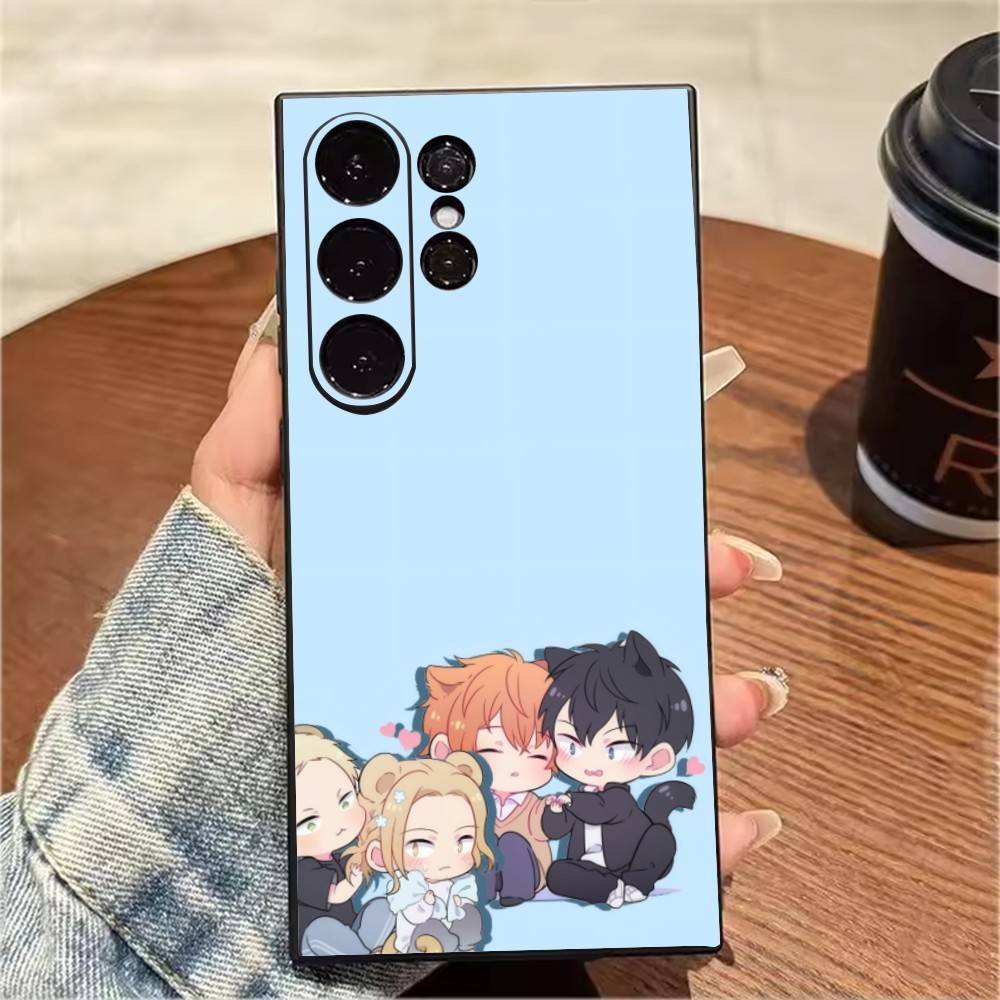 BL-Anime Given BoyS-Love Phone Case For Samsung S25,S24,S21,S22,S23,S20,Ultra,S26,Plus,Fe,Note,5G Black Cover