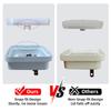 4pcs LED Plug-In Night Lights with Smart Sensor, Auto On/Off Nightlight for Bedroom, Kitchen, Stairs, Hallway & Bathroom