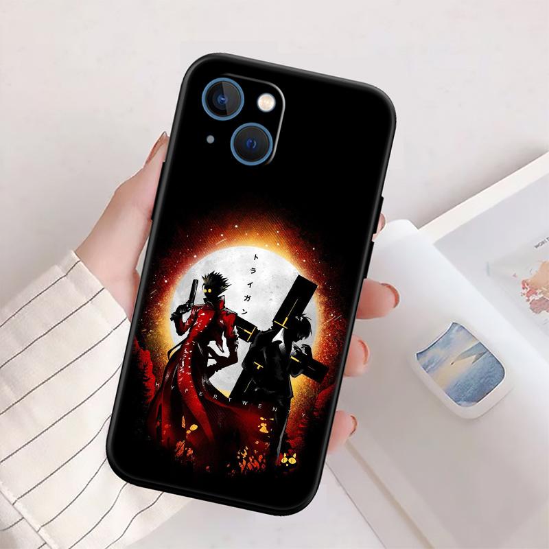 RP72 Trigun stampede New High-End Shell Phone Case for iPhone 16 15 14 13 12 Pro Max Plus Mini