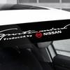 Car Front Windshield Stickers Front and Rear Decorative Decals Sticker For Nissan X J10 J11 Trail Tiida Juke Teana Pulsar Altima