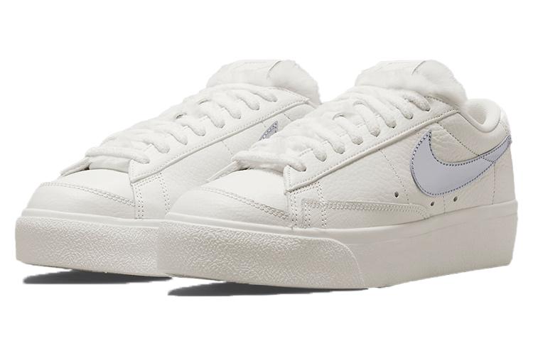 Nike Blazer Low Platform Faux Sherpa Fur Women's DO8993-100
