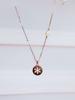 Gold-Plated S925 Sterling Silver Snowflake Pendant Necklace