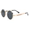 2025 Unisex Retro Round Metal Sunglasses - Trendy European American Fashion Glasses