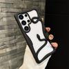 3D Schlangen Handyhülle für Samsung Galaxy S25 Ultra S24 S23 FE S22 A56 A36 A26 A06 A16 A55 A54 A15 A14 Galvanisiert Hohl Stoßstangenabdeckung