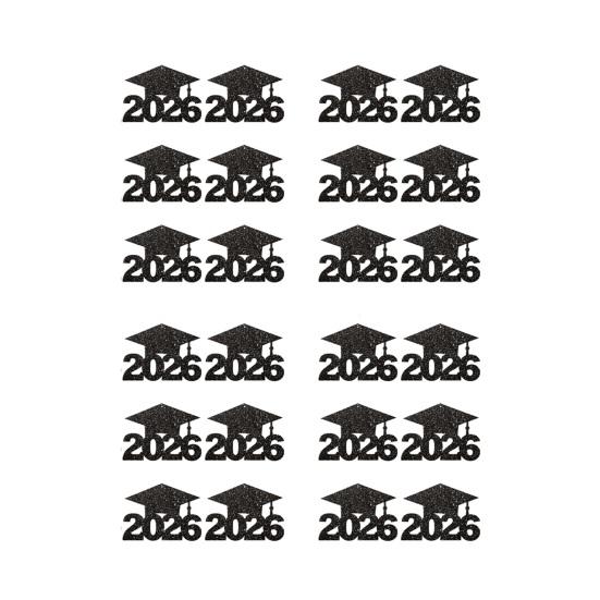 

2026 Graduation Decorations Graduation Party Table Centerpiece with Hanging Cards & Decorative Toppers 24PCS